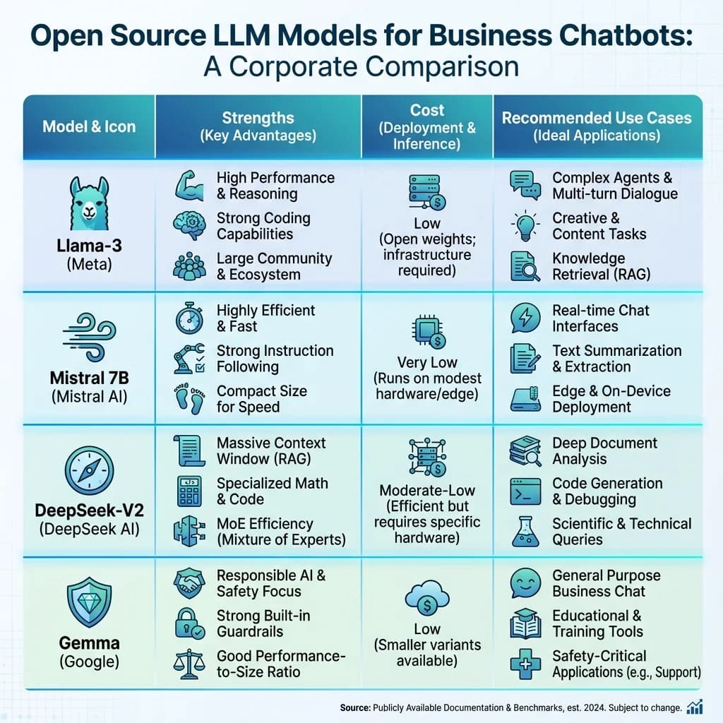 Infografía: proceso completo de chatbots asistentes ia open source pymes paso a paso para pymes